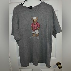 Grey polo bear t-shirt